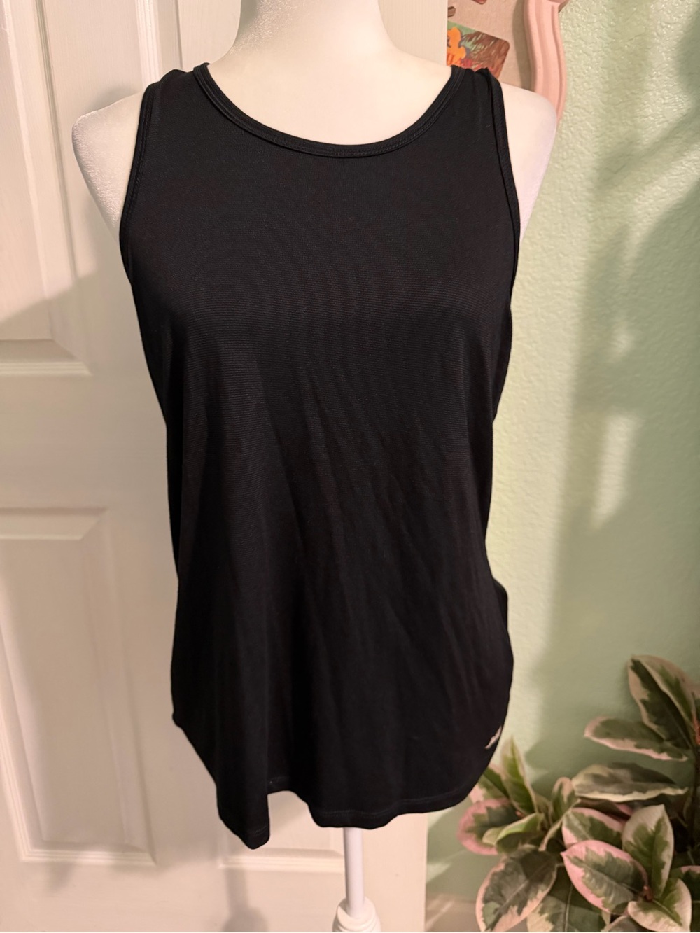 Avia Black Women's Scoop Neck Athletic Tank